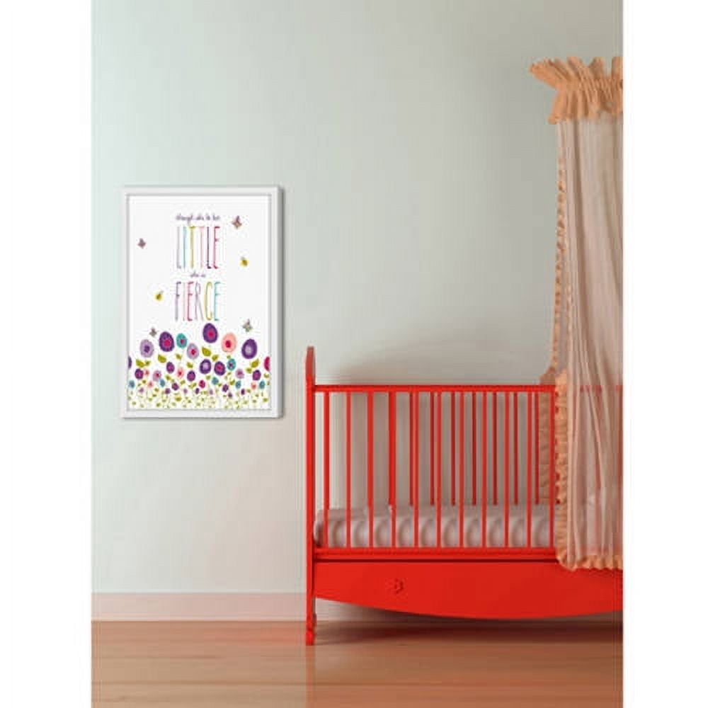 Marmont Hill "Little But Fierce" by Karen Zukowski Framed Painting Print
