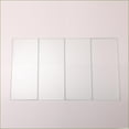 thumbnail image 3 of Outdoor Square Fire Table Glass Wind Guard | Protector de Viento | Modern for Patio Backyard Gatherings | Clear, 3 of 5