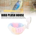 thumbnail image 3 of Nido para pájaros con ventosa, nido para pájaros cálido y portátil, Cama para pájaros de Felpa, cómoda y universal, cama para pájaros con ventosa para pájaros, Loros,, 3 of 7