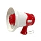 thumbnail image 5 of Altavoz de megáfono portátil mini bullhorn juguete liviano mega bullhorn amplificador portátil para entrenadores de porristas deportivos al aire libre rojo, 5 of 8