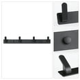 thumbnail image 3 of REGALWOVEN 1 Pack Coat Rack Wall Mount, Coat Hook, Hat Rack, Wall Hooks for Entryway, Bathroom, Bedroom Black 4 Hooks, 3 of 7