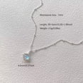 thumbnail image 2 of Collar plata 925 piedra luna azul, regalo madre/hija, 2 of 4