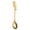 gold, variant on THLKIF Novel Parrot Shaped Stainless Steel Spoon, Multicolor Long Handled Coffee Stirring Spoon, Practical Decorative Table Spoon for Dessert Daily Drinking