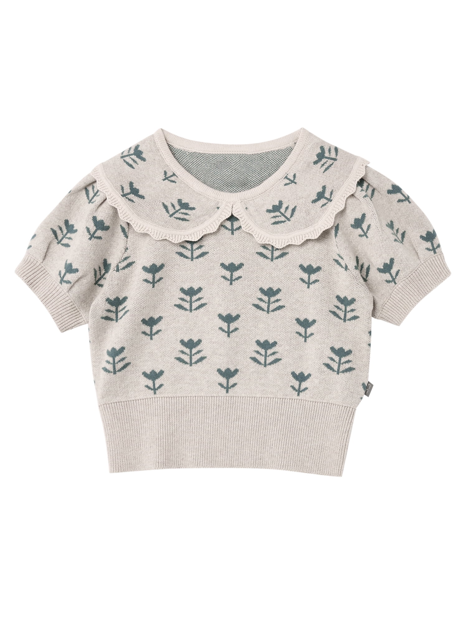 Modern Moments by Gerber Toddler Girl Scallop Sweater and Skirt Set, 2-Piece, 12 Months - 5T