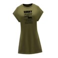 thumbnail image 4 of Vestido corto de verano para mujer, vestido casual de mujer para vacaciones, viajes. S, 4 of 7