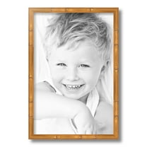 ArtToFrames 12x18 Inch Gold Bamboo Picture Frame, This Multi Wood Poster Frame is Great for Your Art or Photos, Comes with 060 Plexi Glass (4875)