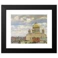 thumbnail image 2 of Mikhail Markianovich Germachev 18x15 Black Modern Framed Museum Art Print Titled - View of Cathedral of Christ the Saviour, Moscow, 2 of 5