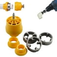 thumbnail image 1 of Clearance! Rework Season! Electric Drill Compatible Pvc Pipe Threader Kit With Various Die Sizes, Pvc Thread Maker Tool, Pvc Pipe Threader Kit, Pvc Pipe Threader With 3 Dies, 1/2", 3/4", 1" (External), 1 of 7