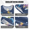 thumbnail image 2 of joogoo Monkey Surfing Pattern Pajama Sets Short Sleeve Cotton 2-Piece Sleepwear 12Y, 2 of 7