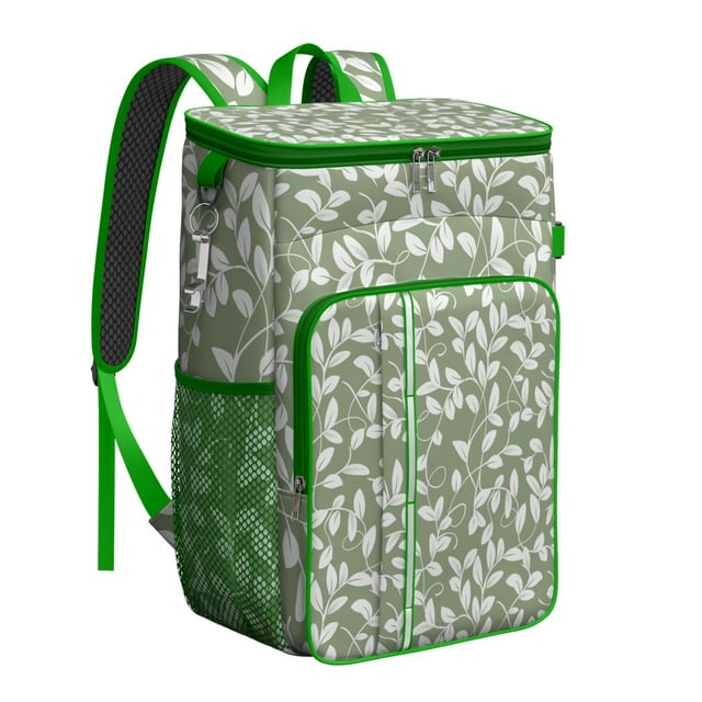 Sac à Dos Isotherme Romantique avec Roses et Pivoines - 20L Durable et Léger pour Fêtes