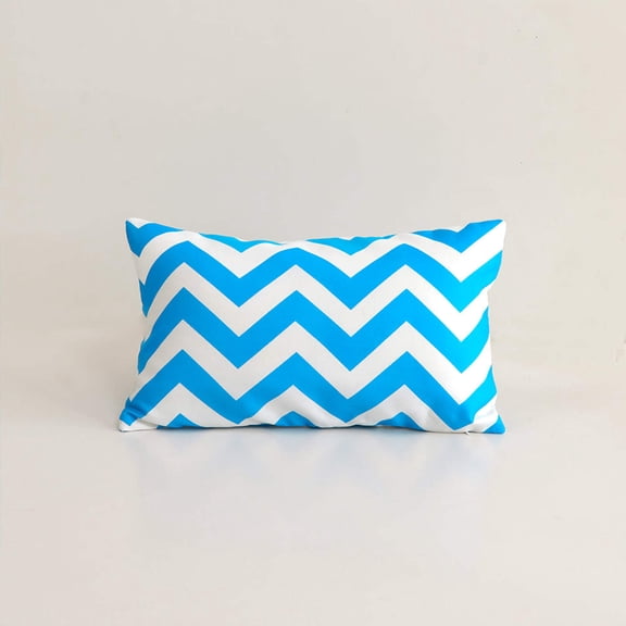 Stripes/Waving Outdoor Waterproof Pillow (With or Without Inserts)
