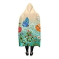 thumbnail image 3 of HATIART Libellules Couverture à Capuche Couverture Portable Confortable à Capuche Jeter Wrap 56x80 Pouces, 3 of 3