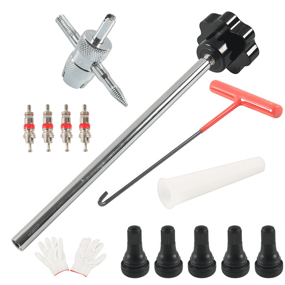 14PCS Tire Repair Valve Core Installation Tool in Compact Size for Easy Use