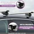 thumbnail image 7 of ERKUL Roof Rack Cross Bars for Chevrolet Chevy Equinox EV 2024-2025 | Aluminum Crossbars with Anti Theft Lock for Rooftop | Compatible with Flush Rails - Silver, 7 of 7