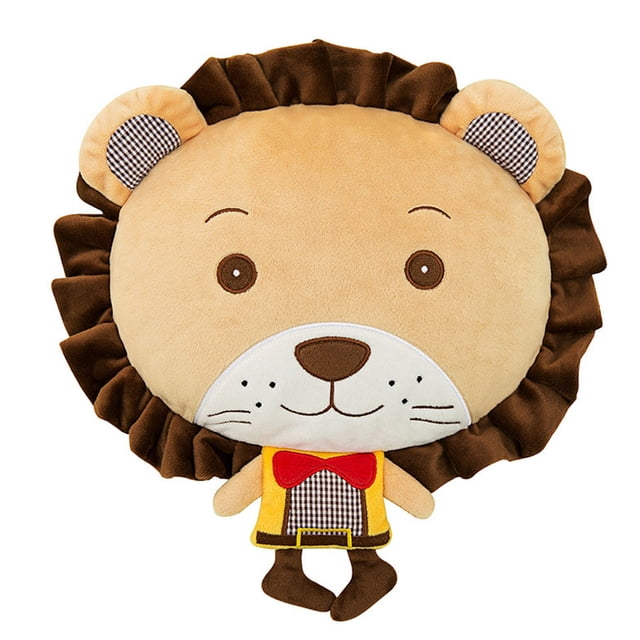 1 pieza de almohada para reposacabezas de asiento de coche con dibujos animados, protector de cuello, tamaño universal del vehículo: aproximadamente 45*45*5CM