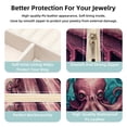 thumbnail image 3 of Octopus Travel Portable Earring Organizer Decorative Box Necklace Holder: Square Jewelry Storage for Rings, Earrings, Necklaces, Bracelets, and More - Suitable for Girls and Women, 3 of 6