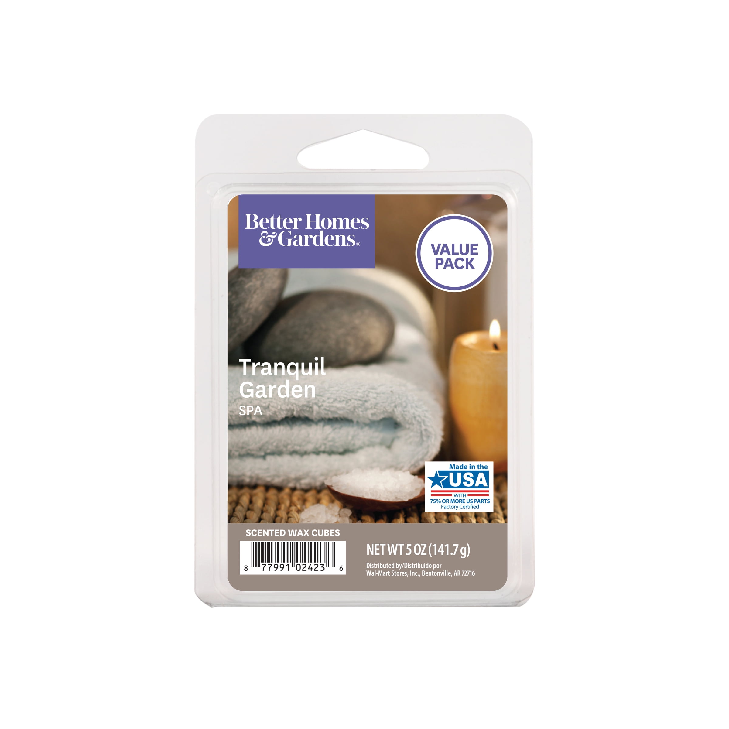 Better Homes & Gardens 5 oz Tranquil Garden Spa Scented Wax Melts