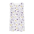 thumbnail image 5 of Mifsaly Plus Size Sleeveless Tops Women Leaf Print Tank Top Lightweight Breathable Summer Casual Loose Blouses XXL, 5 of 7