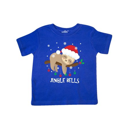 

Inktastic Jingle Bells Sloth Gift Toddler Boy or Toddler Girl T-Shirt