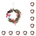thumbnail image 3 of Injueey Christmas Wreath Tree Atmospheres Holiday Xmas Decoration Decor Photography Window Garland Fake Ornament Wall DIY Plants Type2 NO2, 3 of 6