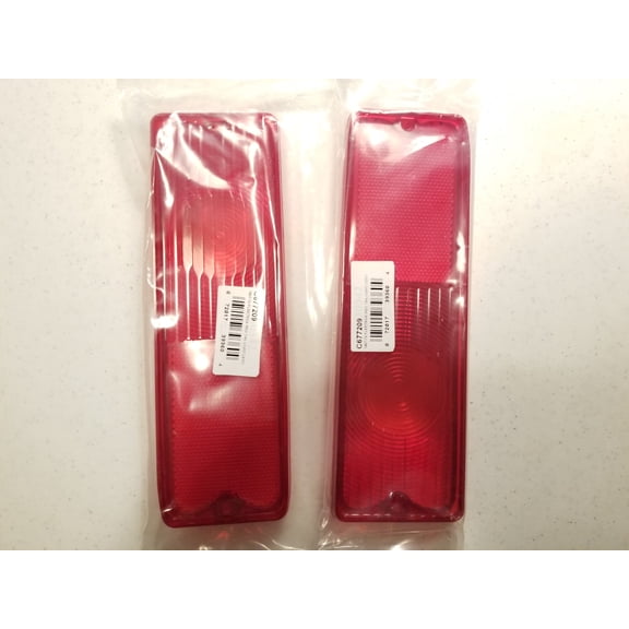United Pacific C677209-2 Chevy GMC Truck 1967-72 Fleetside Red Tail Light Lens Set/Pair