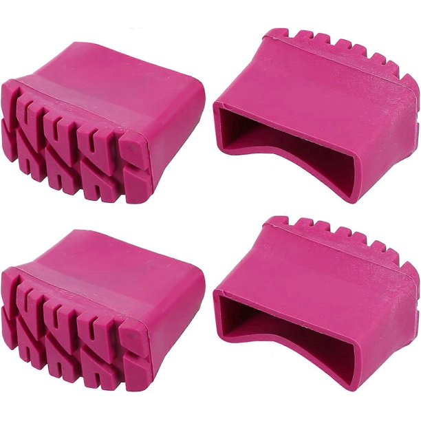 Rubber Ladder Tips Pack Non-Slip Rubber Protective Tips for Folding Ladders, Crafts ...