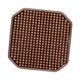 thumbnail image 5 of Funda de asiento de verano con masaje y cojín refrescante, asiento robusto de cuentas de madera cuadradas. Café, 5 of 8