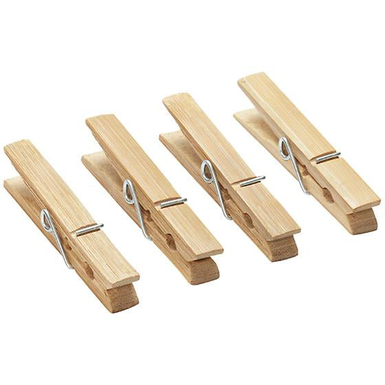 Mainstays Wooden Clothespins, 100 Count - Walmart.com