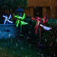 thumbnail image 3 of 2x  Solar Jardín Luz Patio Iluminación de Gloria Luz de estaca de molino de viento, 3 of 9