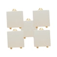 thumbnail image 3 of OULII 5Pcs Easel Mini White Plastic Display Cards for Kids Painting Activities, 3 of 4