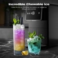 thumbnail image 6 of Havato Countertop Nugget Ice Maker, 33LBS/24H, Soft Chewable Ice Machine with 1.8L Removable Water Tank, One-Touch Automatic Ice Dispensing, Self-Cleaning, Black, 6 of 9
