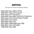 thumbnail image 2 of SIM Rear Semi-Metallic Disc Brake Pads SIM-795 for Car Volvo S60 XC70 V70 S80, 2 of 8