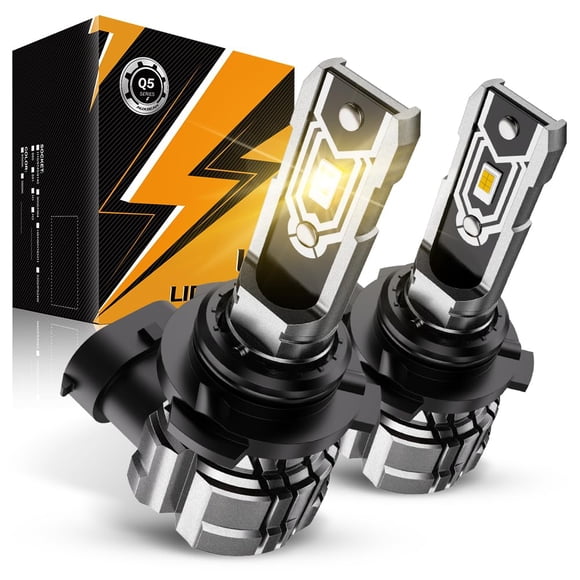 Luces Antiniebla Auxbeam 9006 10000LM Luz Amarilla 400% Más Brillante