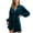 Blue, variant on AOOCHASLIY Clarance Dresses for Women 2022Fashion Women's Winter Velvet Long Sleeve Button Pocket Casual Shirt Coat