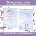 thumbnail image 6 of Dragon Baby Girl Baby Shower Invitations, 20 Fill-In Cards with Envelopes, 5x7 Baby Shower Invites & Supplies, New Baby Celebration Cards, Made in USA by Amanda Creation, 6 of 9