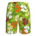 thumbnail image 6 of Kll St. Patrick'S Day3 Men'S Casual Summer Beach Shorts Hawaiian Shorts With Pockets-Large, 6 of 9