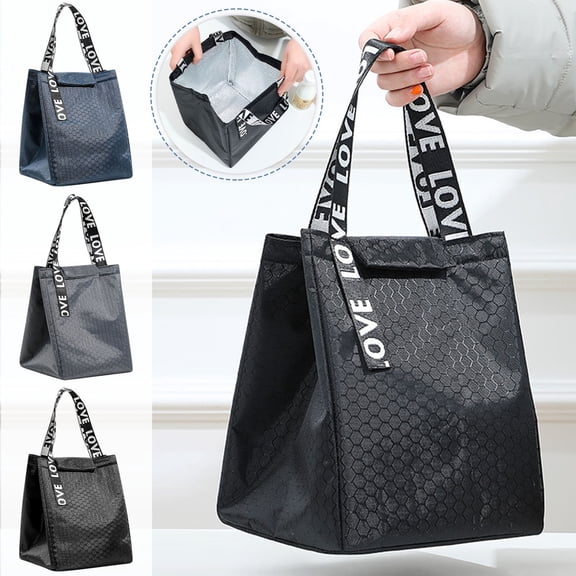 Under $5,Women Lunch Bags for Work,Leakproof Reusable Insulated Bags,Lunch Tote Bags for Work Camping Travel Fishing Picnic,Navy
