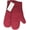 Red, variant on XUET - Silicone Oven Mitts - Red Set of 2-12.5" - Heat Resistant to 536 F / 280 C Kitchen Gloves - Professional Grade Protection Hot Cooking Baking