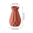 thumbnail image 3 of Ceramic Frosted Flower Vase, 6" Hydroponic Plant Pots for Living Room Table Decor, Modern Home Decoration Centerpiece, 3 of 6