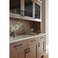 thumbnail image 3 of Amerock Faircrest 3-3/4 inch (96mm) Center-to-Center Matte Black Cabinet Pull, 3 of 7