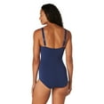 thumbnail image 3 of Speedo Maillot de Bain une Pièce pour Femmes Endurance+ Débardeur Froncé avec Bretelles Réglables - Caban, Taille : 10, 3 of 4