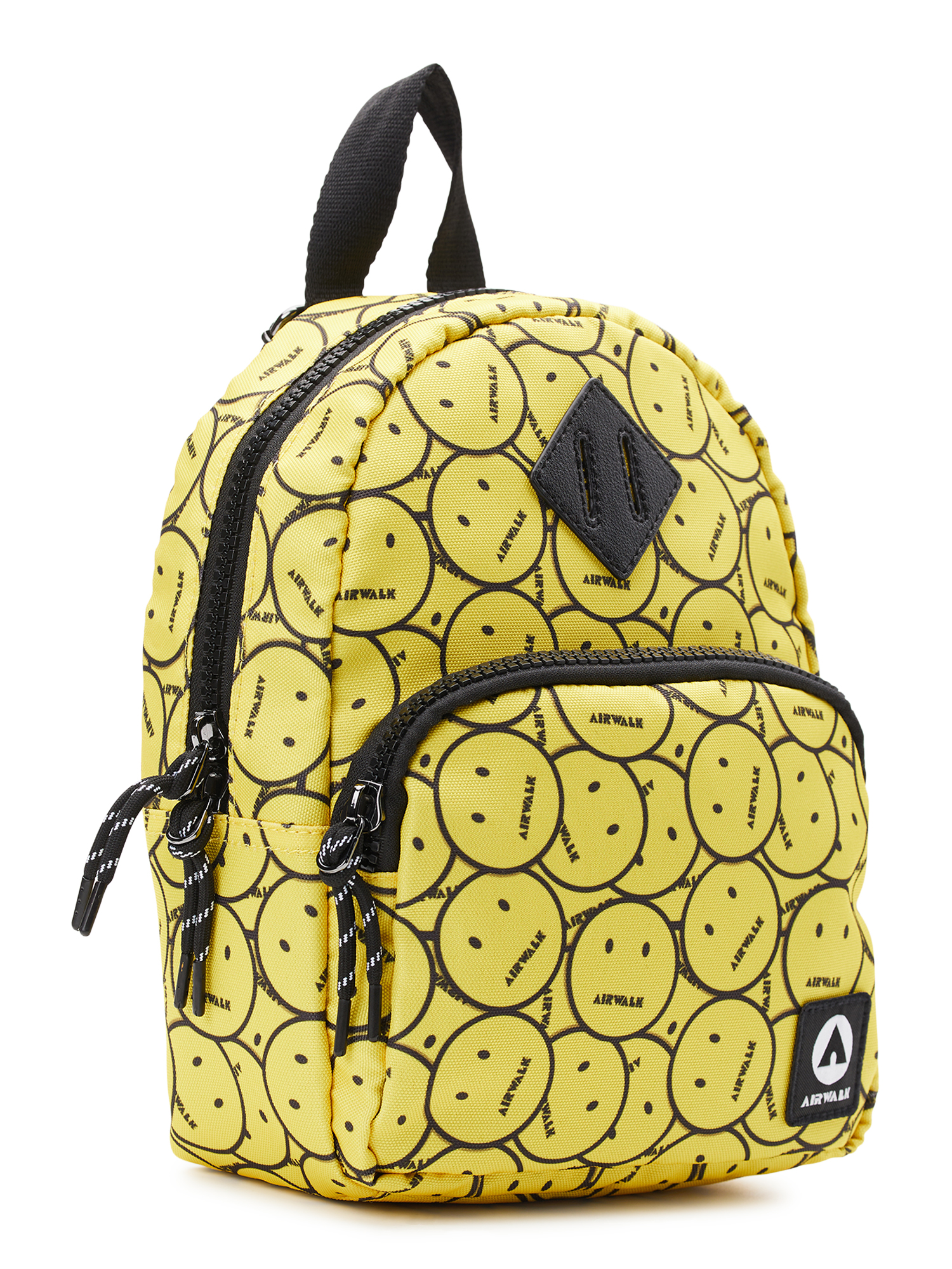 Airwalk Unisex Mini 10" Backpack, Smiley Yellow - image 5 of 6