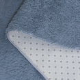 thumbnail image 5 of SAFAVIEH Rainbow Rosalin Solid Shag Area Rug, Gray, 5' x 8', 5 of 7