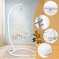 thumbnail image 3 of TheirNear Hammock Chair Stand(Stand Only), White C Stand for Hanging Egg Chair/Swing Chair, Indoor/Outdoor Hanging Chair Stand Only, Heavy Duty 330Lbs Weight Capacity, 3 of 7