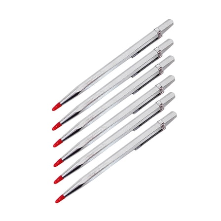 TABLZONE 6pcs Multi-Functional Carbide Scribe Tools for Tiles Glass Hard Brittle Materials Marking and Engraving Set