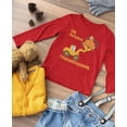 thumbnail image 5 of I'm Digging Thanksgiving Long Sleeve T-Shirt for Toddler and Kids - Fun Turkey Tractor Outfit for Thanksgiving Celebrations, 5 of 7