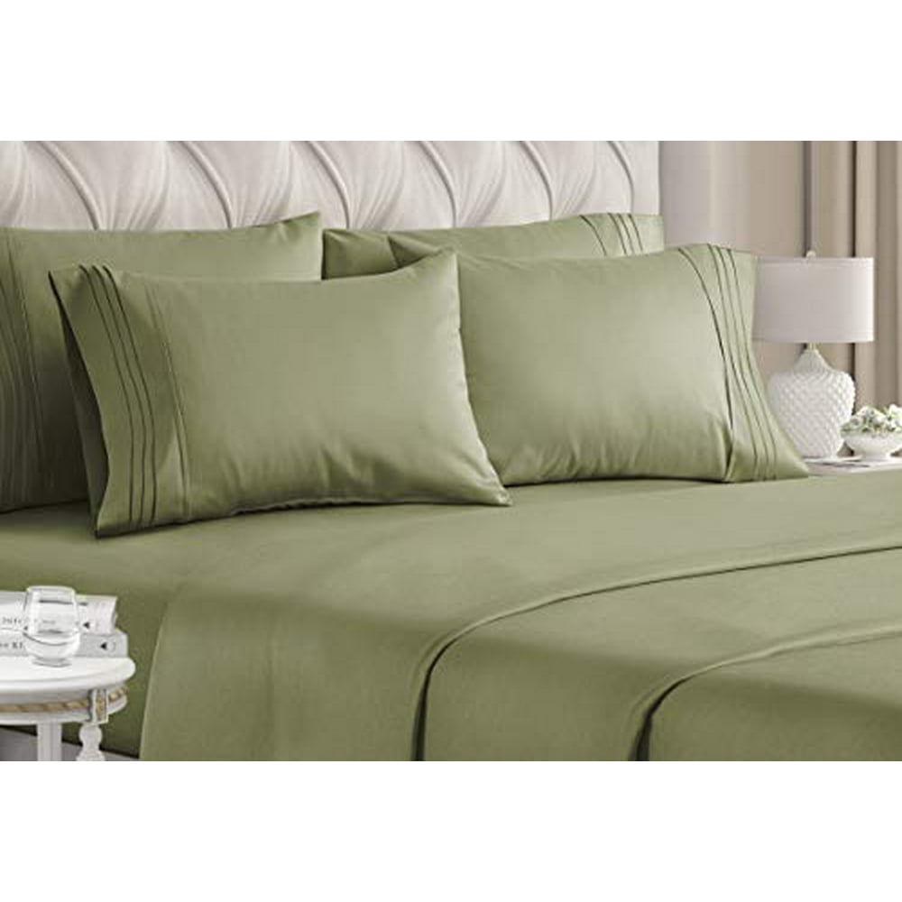 King Size Sheet Set 6 Piece Set Hotel Luxury Bed Sheets Extra