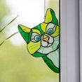 thumbnail image 4 of Decoración Colgante De Perro Gato Colgante de ventana de gato de vidrieras hermoso creativo lindo para la cocina de la oficina en el hogar Hugtrwg Libre de BPA, 4 of 9