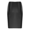thumbnail image 3 of Femmes Brillant Taille Haute Crayon Mini Jupe Extensible Bodycon Chemises Clubwear, 3 of 9