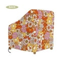 thumbnail image 7 of Renewold Patio Chair Covers Waterproof Heavy Duty Outdoor Stack of Chair Cover for Outdoor Furniture, Patio, Deck, and Porch, 29"W x 33"D x 36"H, Hippie Flower Daisy Orange Pink, 7 of 7